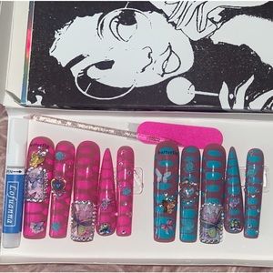 Beautiful homemade press on nails